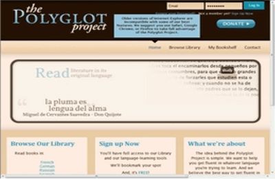 Quick look at various language websites and resources