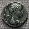 A tetradrachm (Ancient Greek silver coin) portraying Ptolemy V